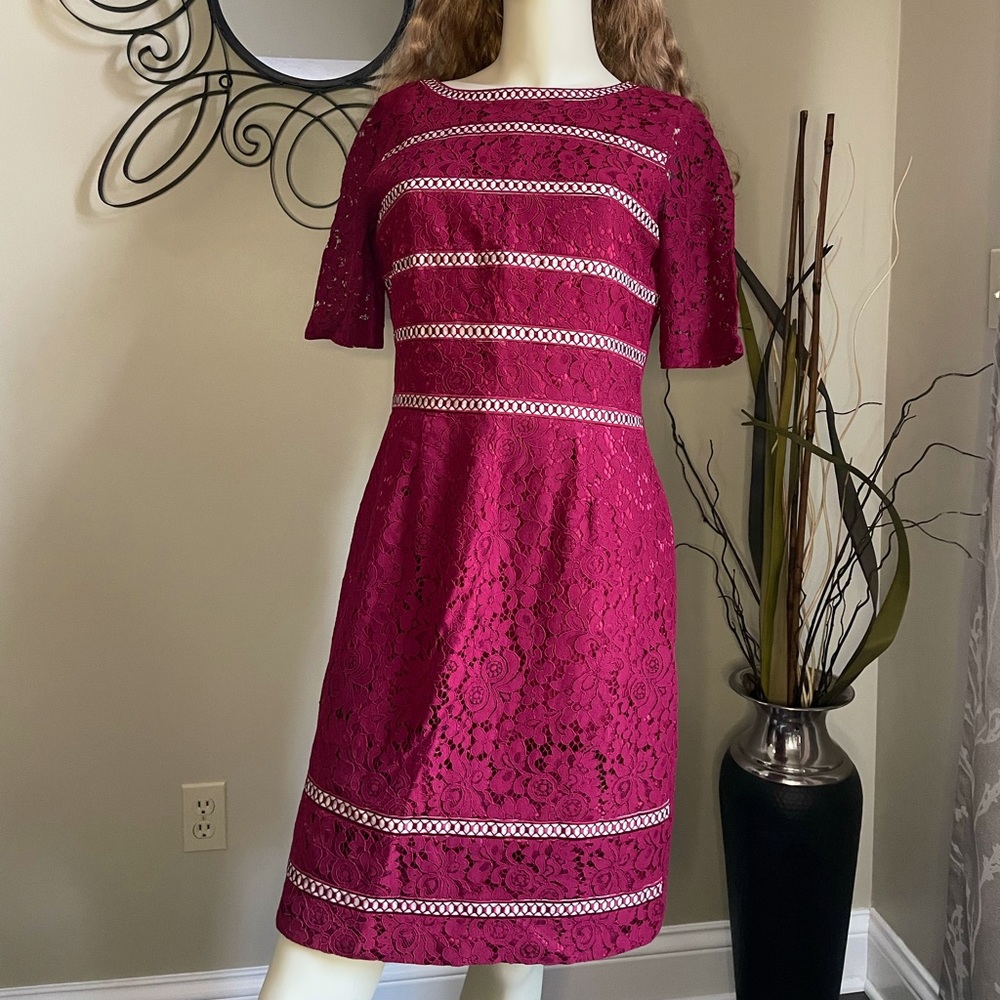 Antonio Melani Size 6 Ruby Red Dress